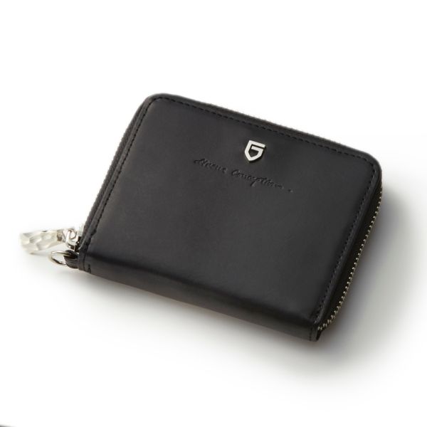 Sign Zip Mini Wallet / ブラック