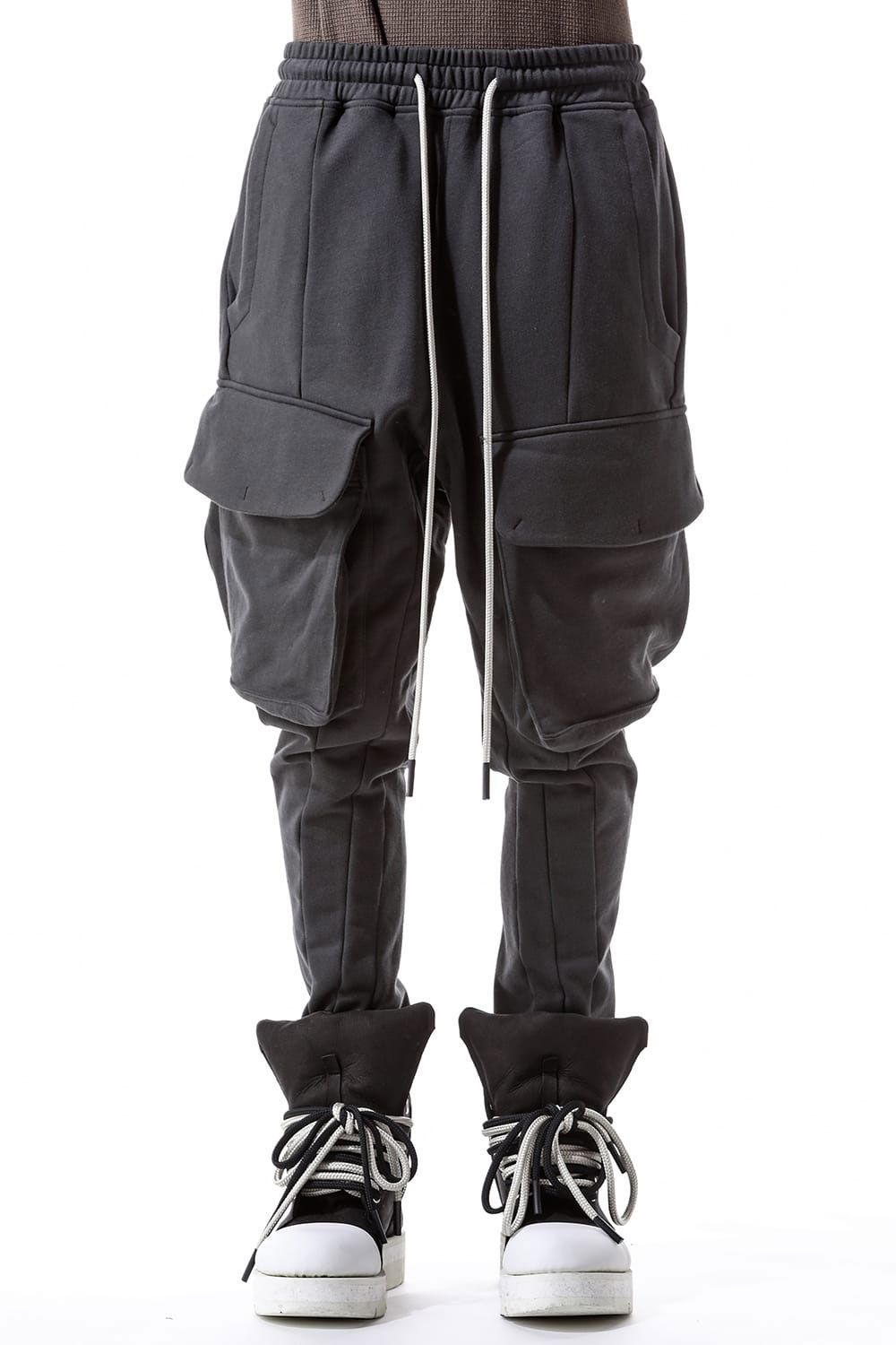 ジョッパーカーゴスウェットパンツ / Sweat Cargo Jodhpurs / ブラック / ag-10046