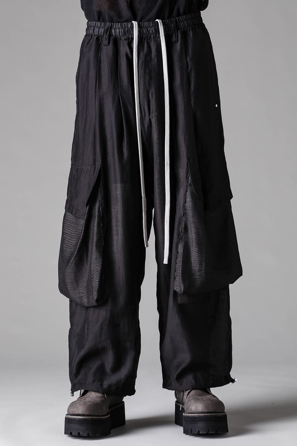 Cargo Tuck Wide Pants
