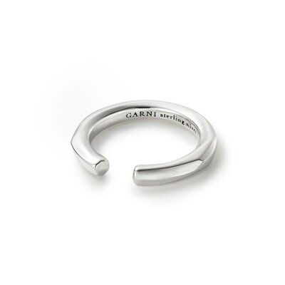 Crockery Hoop Earcuff - M - SILVER
