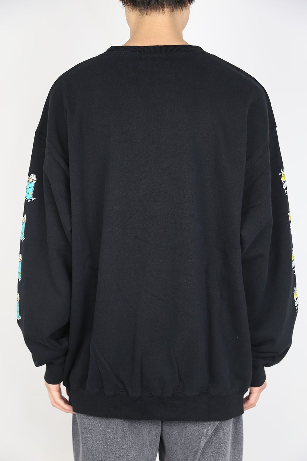 XLARGE - SNAKE CHARMER CREW NECK SWEAT / ブラック