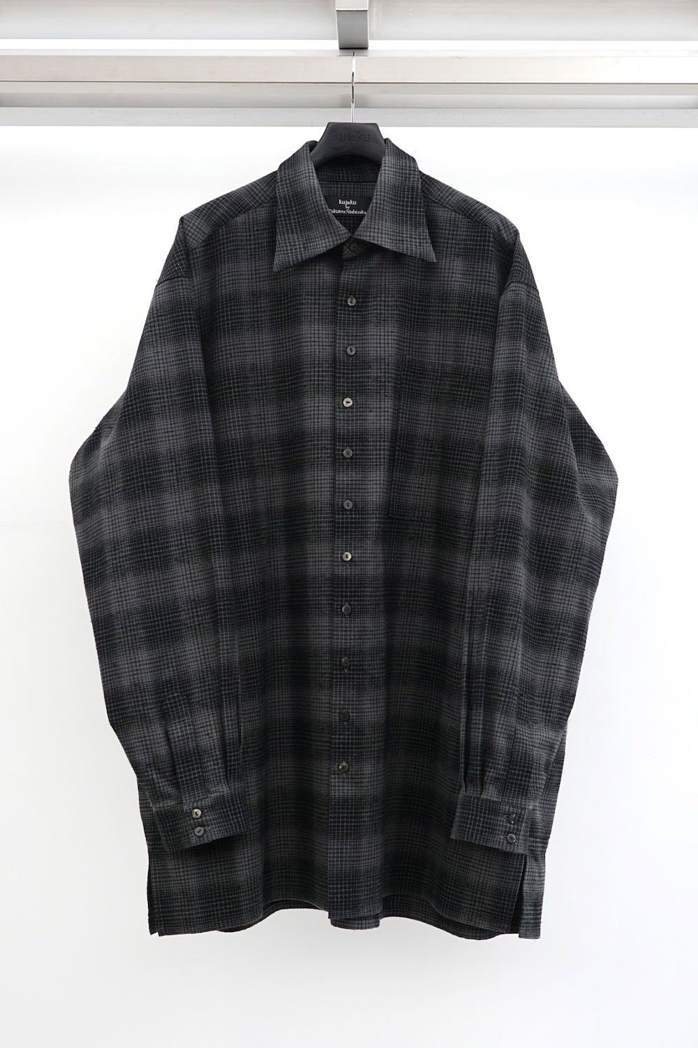 oversized check shirt