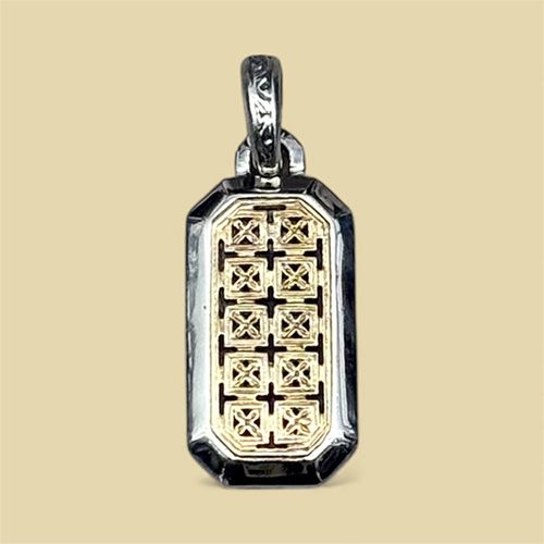 Simplicity Cross Pattern Pendant / GP033