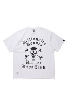 [ラスト1点 サイズL]【BILLIONAIRE BOYS CLUB x BOUNTY HUNTER】 COTTON T-SHIRT #1 / ホワイト