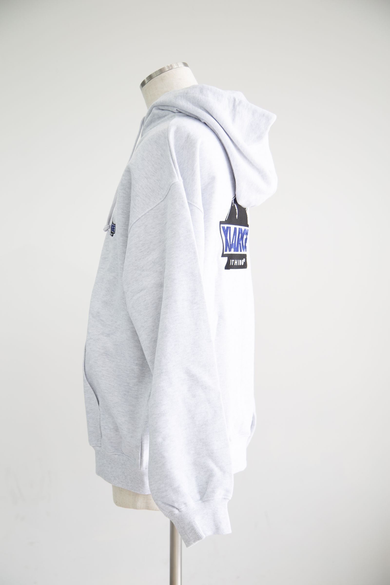 XLARGE - SLANTED OG ZIP HOODED SWEATSHIRT / アッシュ | Tempt