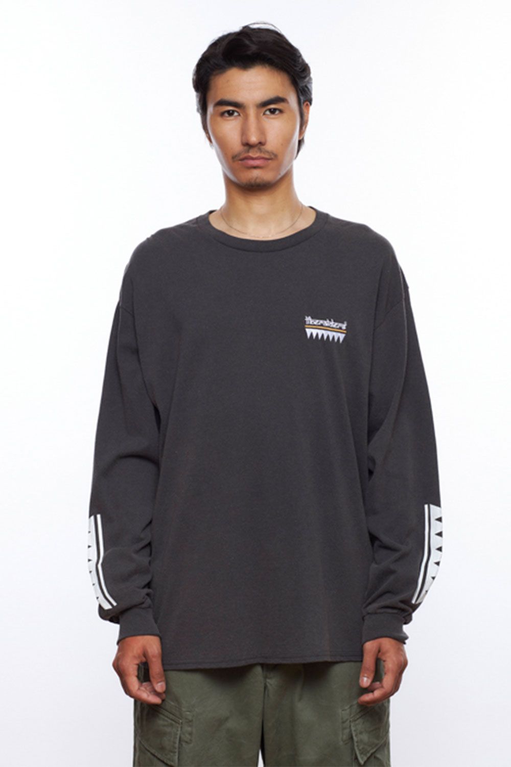 TRIBAL L/S TEE / ブラック