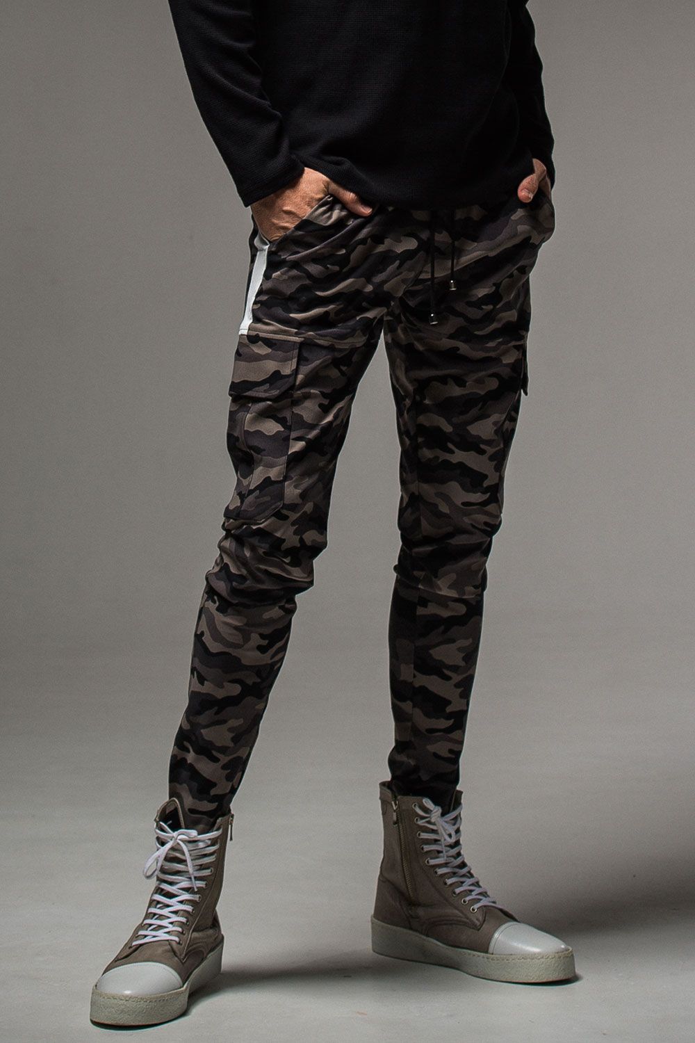 RESOUND CLOTHING - 【人気継続商品】 HV NYLON Darrell cargo PT / ブラック | Tempt