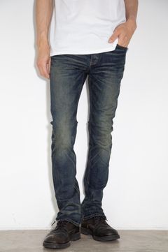 THE DENIM STRETCH SELVEDGE DENIM SKINNY PANTS "DARK.INDIGO" / ダークインディゴ