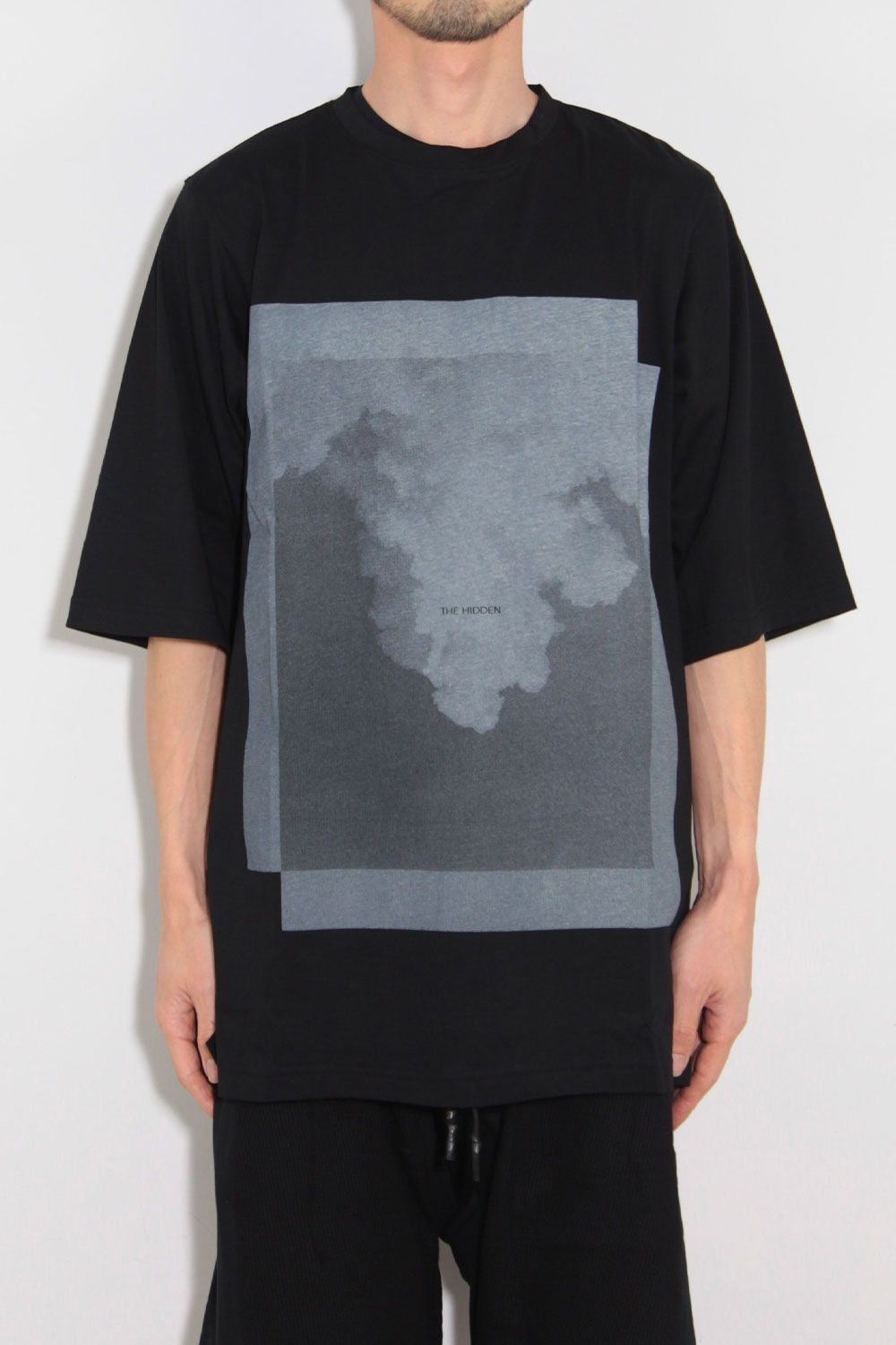 T-SHIRT 123-102 / リラックスフィットクルーネックTee / ブラック