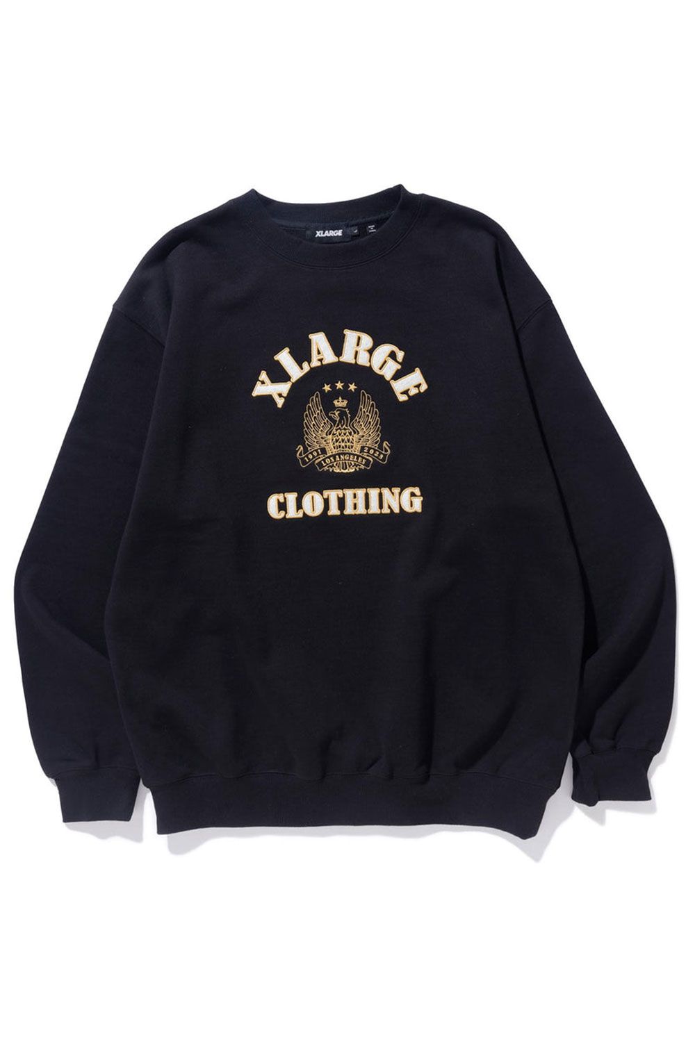 XLARGE - EAGLE EMBLEM CREWNECK SWEAT / ブラック | Tempt