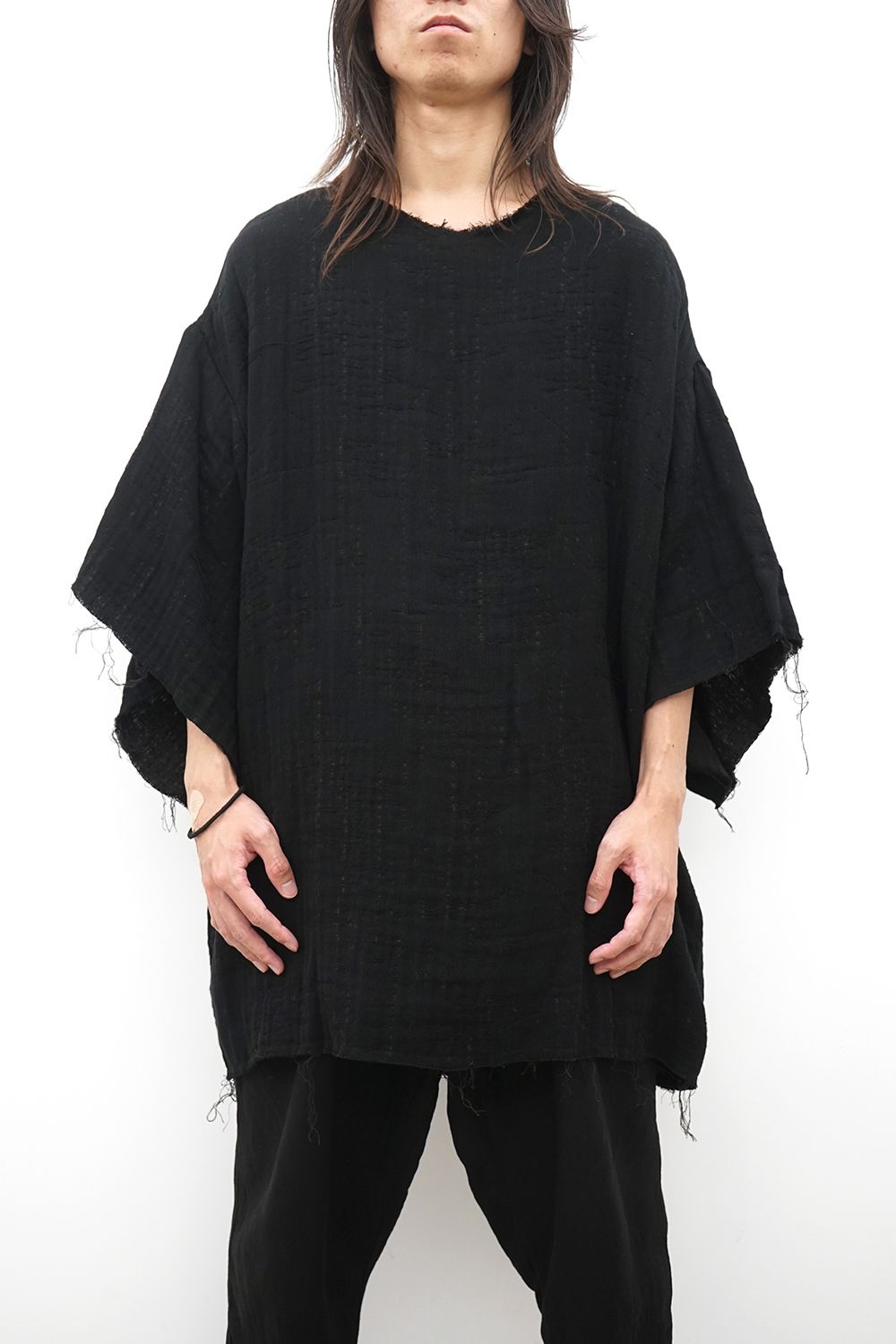 Oversized Woven Pullover
