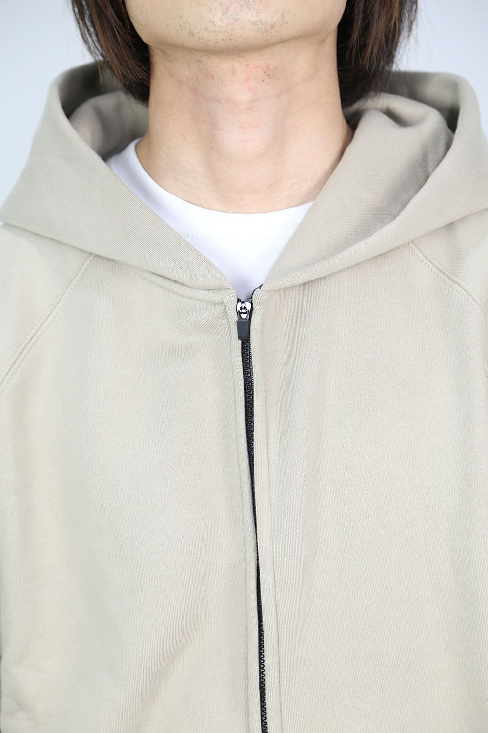 FULL ZIP HOODIE / タン