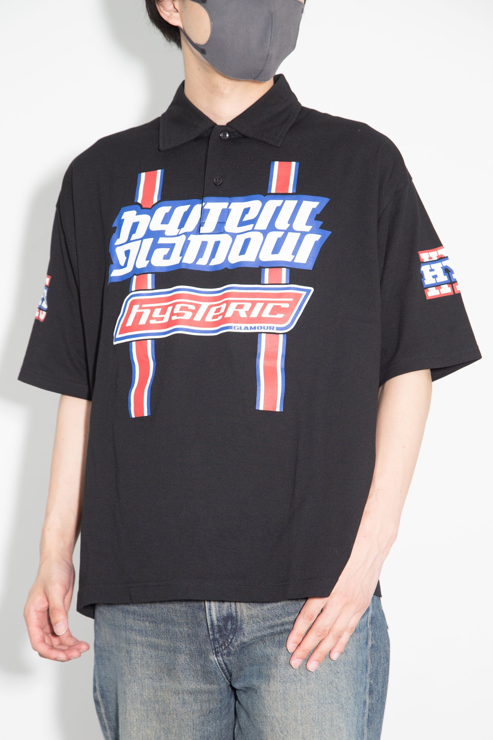 HG PIT CREW シャツ / ブラック
