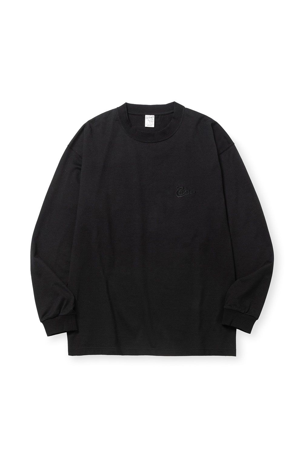 CALEE LOGO DROP L/S TEE / ブラック