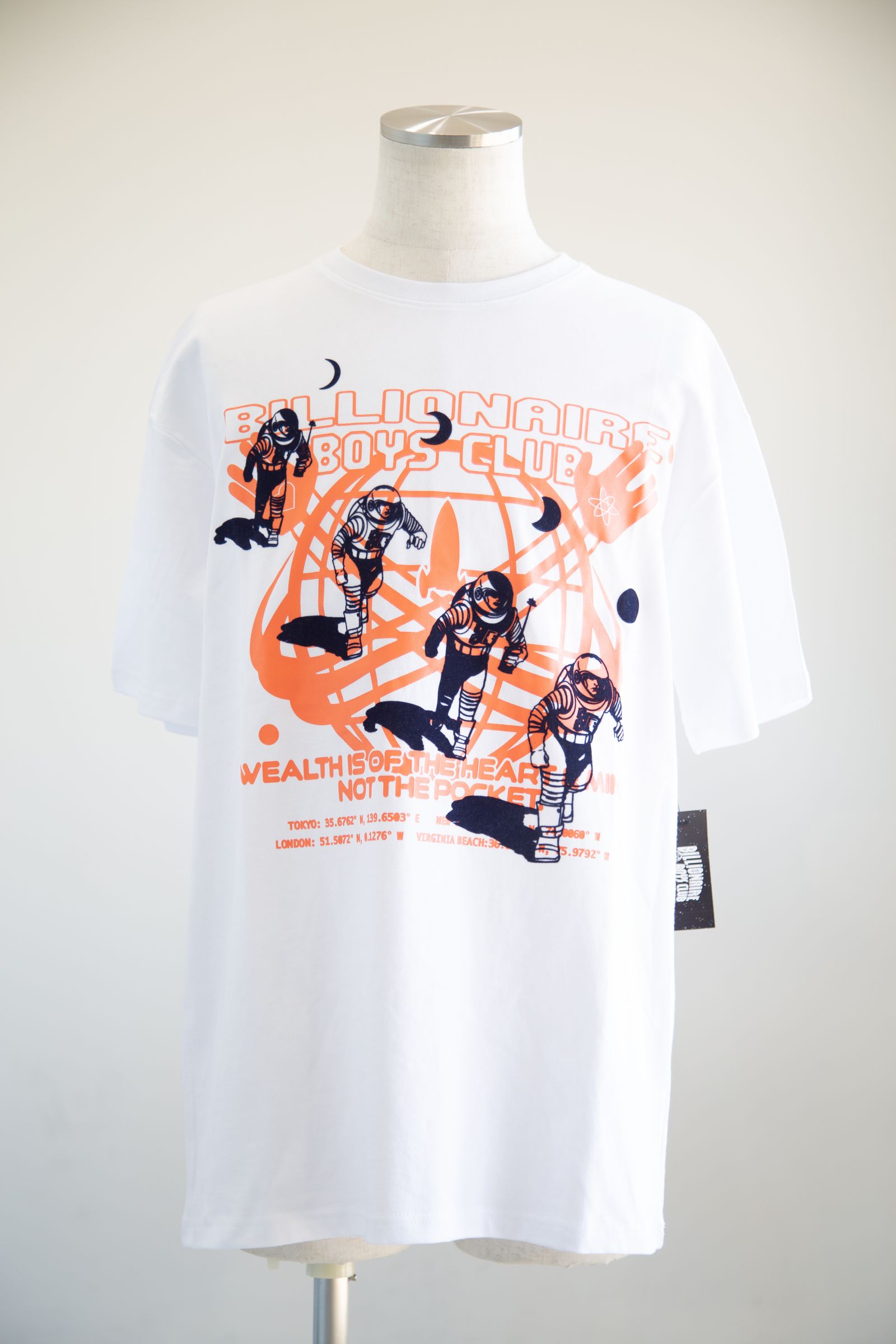 【BILLIONAIRE BOYS CLUB】COORDINATES T-SHIRT / ホワイト