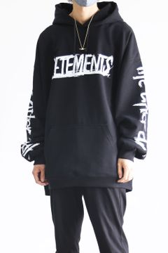 WORLD TOUR LOGO HOODIE / ブラック×ホワイト