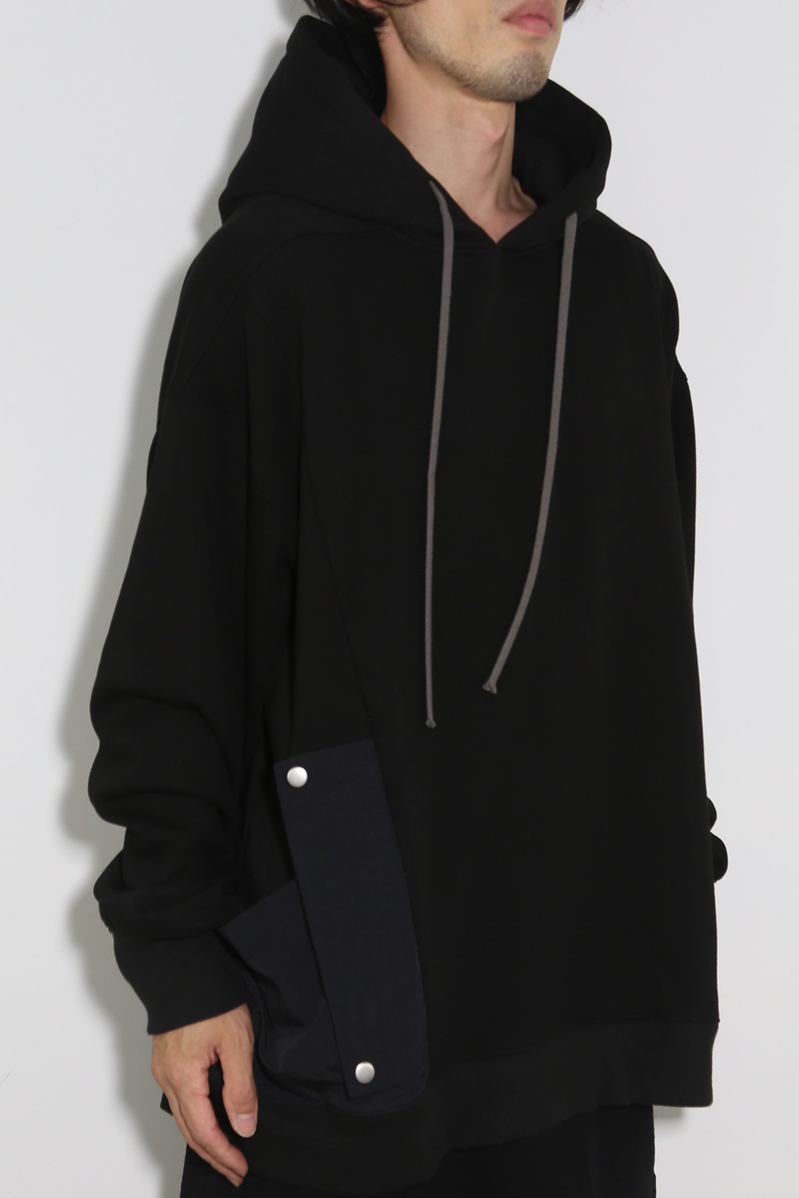 ボンバーヒートミリタリーフーディ / Bomber Heat Millitary Hoodie / ブラック