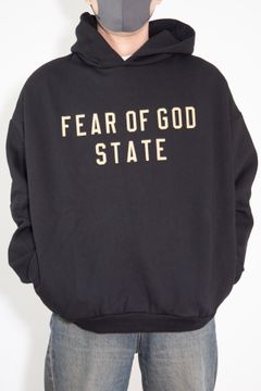 24FW STATE LOGO SWEAT HOODIE / ブラック
