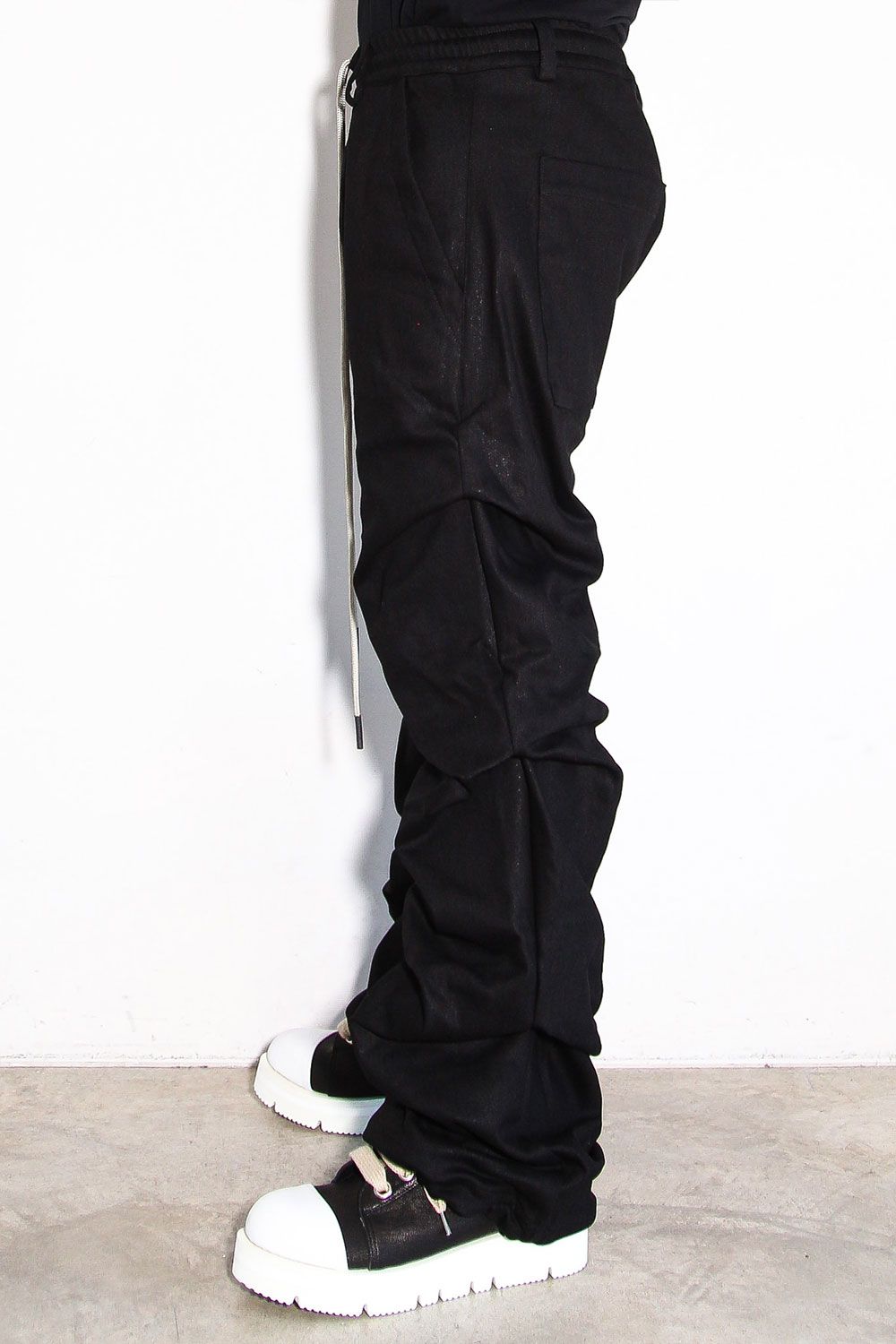 ブーツカットタックパンツ / BOOTS CUT TUCK PANTS / ブラック / ag-8060-2