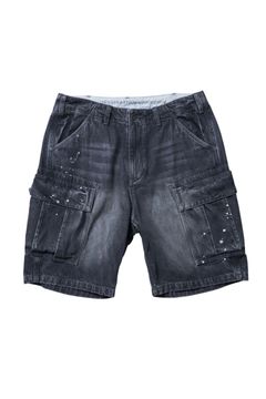 DENIM 6POCKET SHORTS / ブラック