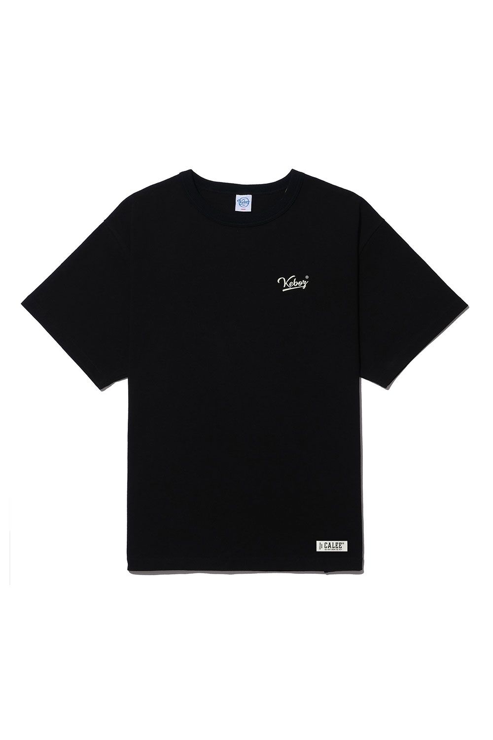 CALEE × KEBOZ BB LOGO S/S TEE / ブラック