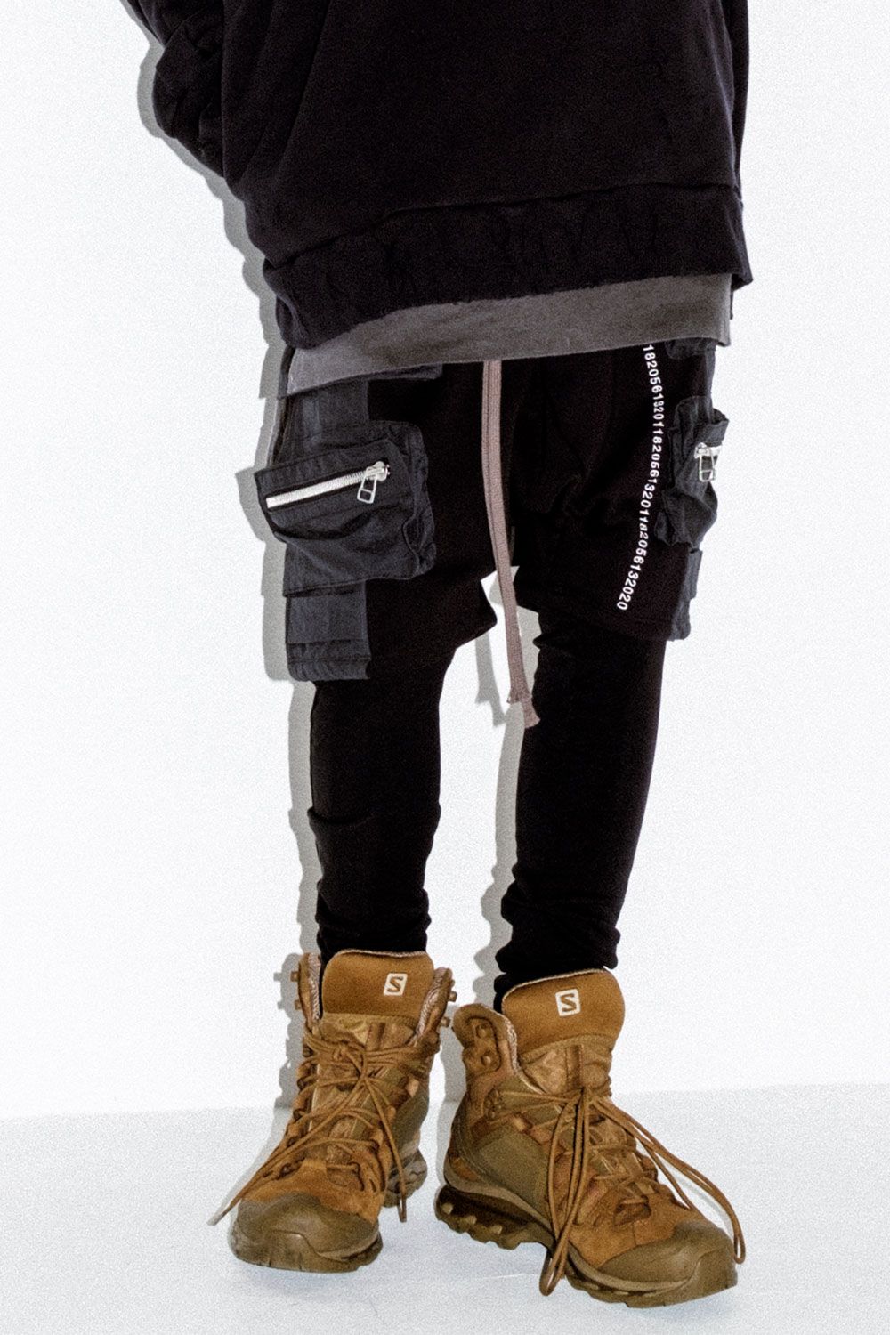 Cargo Sarouel Bomber Heat Shorts / ブラック