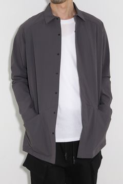 ANORAK JERSEY SHIRT / グレー