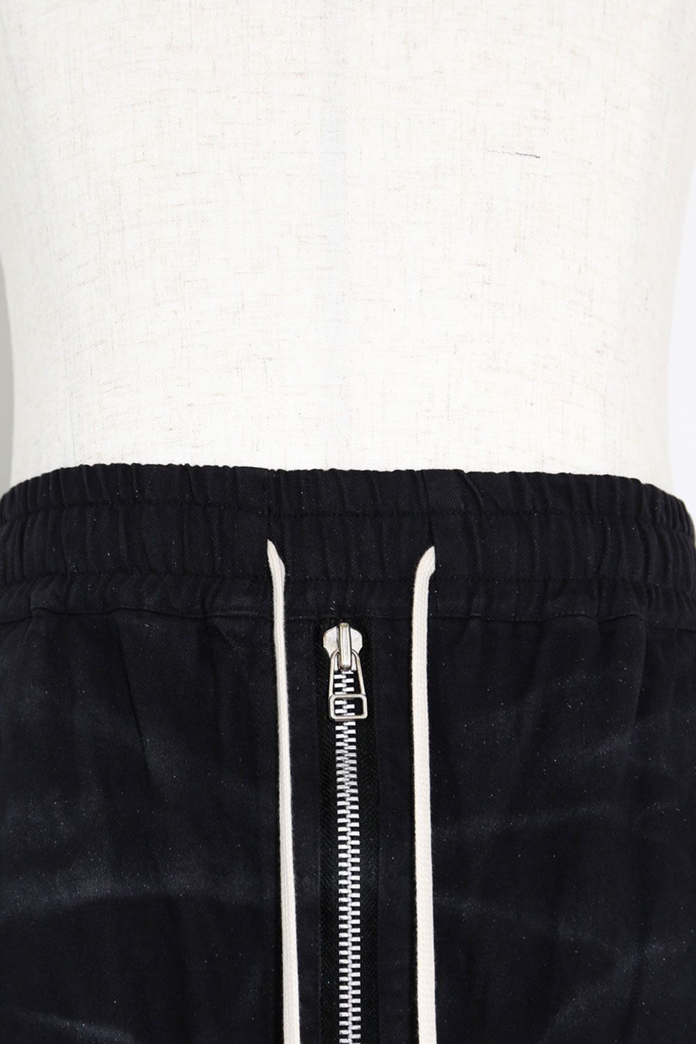 ヴィンテージ染めジップカーゴパンツ / Vintage Dyed Zip Long Pants / ブラック / ag-7036-1