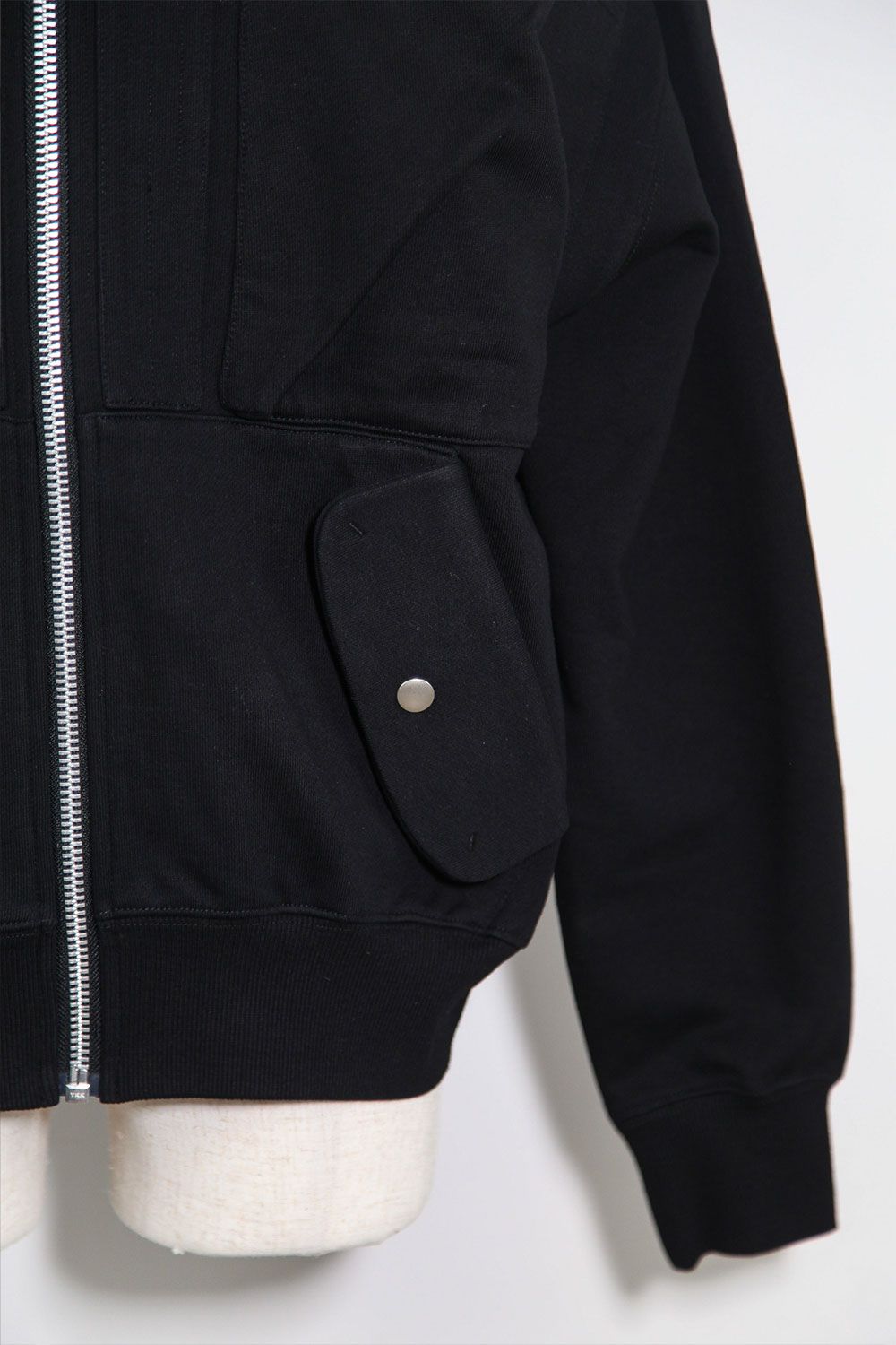 ジップフーディー / Zipp Hoodie / ブラック / ag-10044