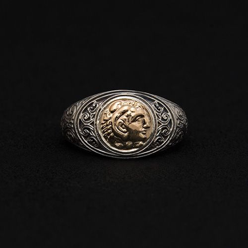 Alexander the Great Symbol Ring / GR059
