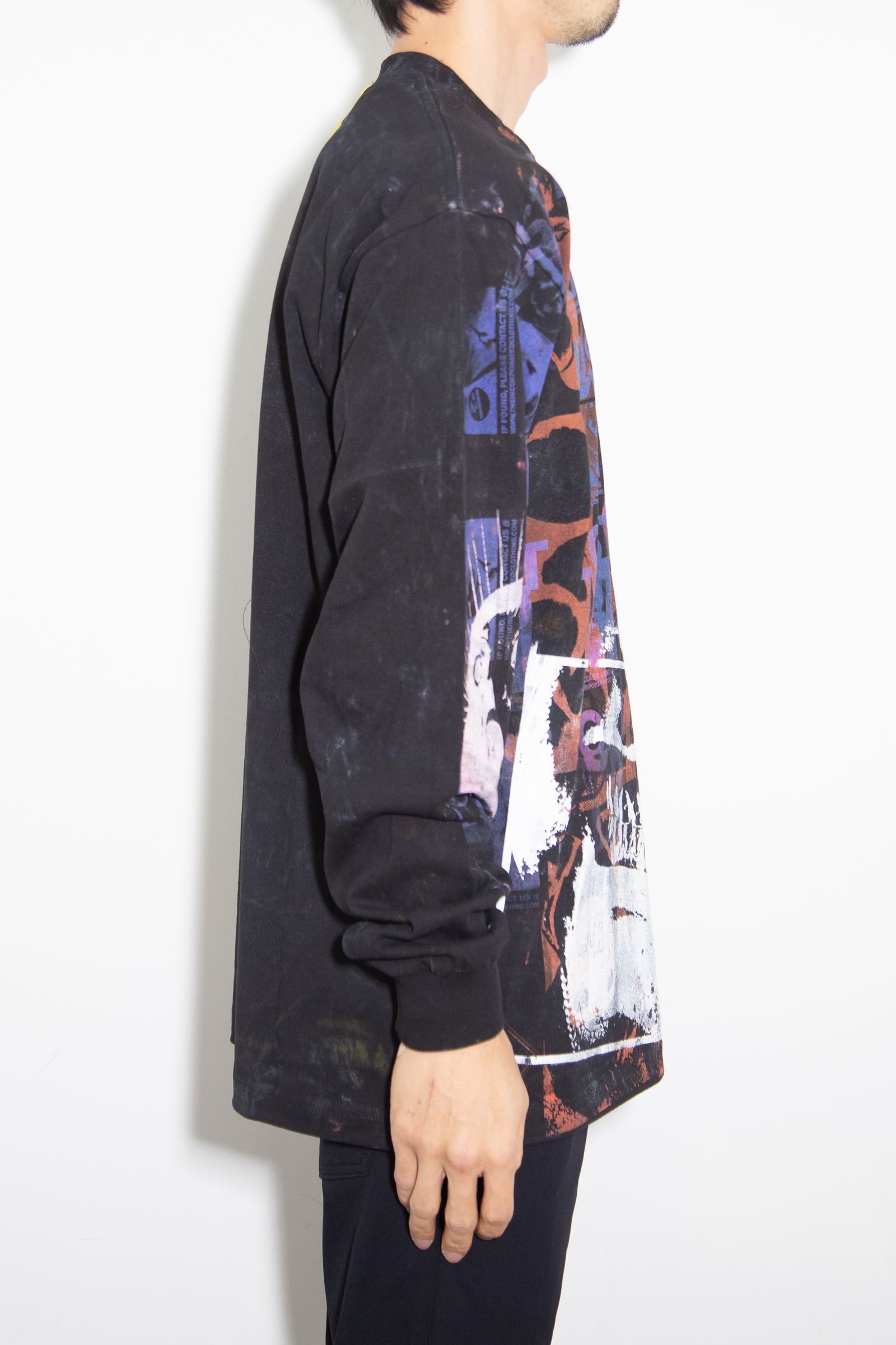 USED LS T- SHIRT  / ブラック 1