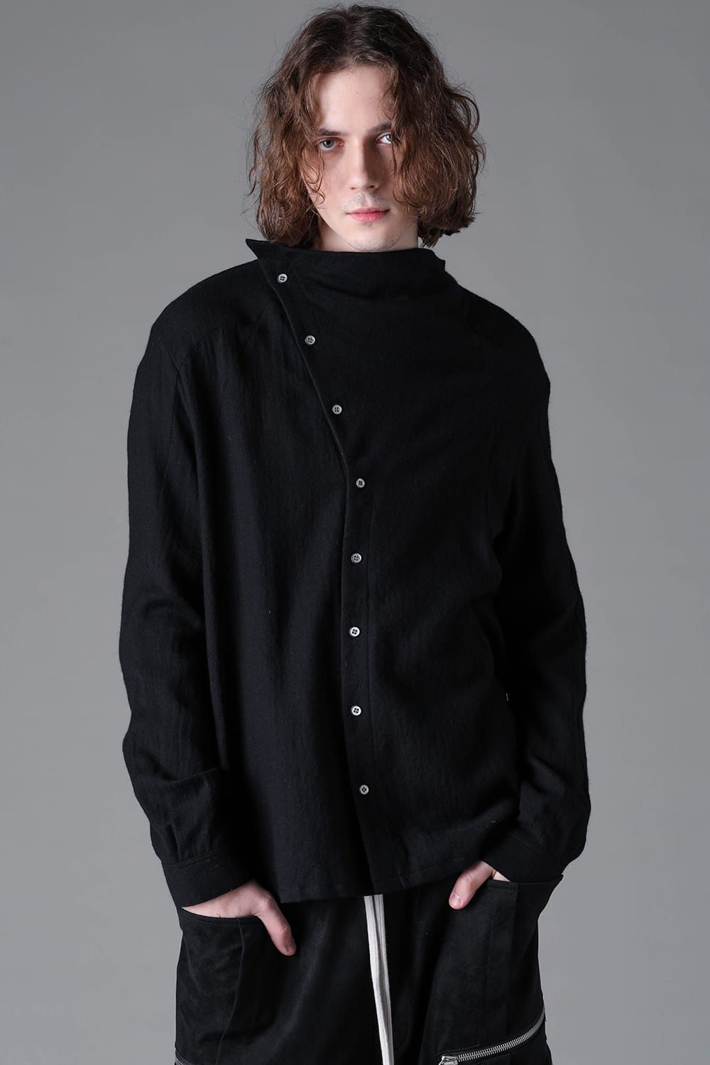 Fluid High-Neck Shirts