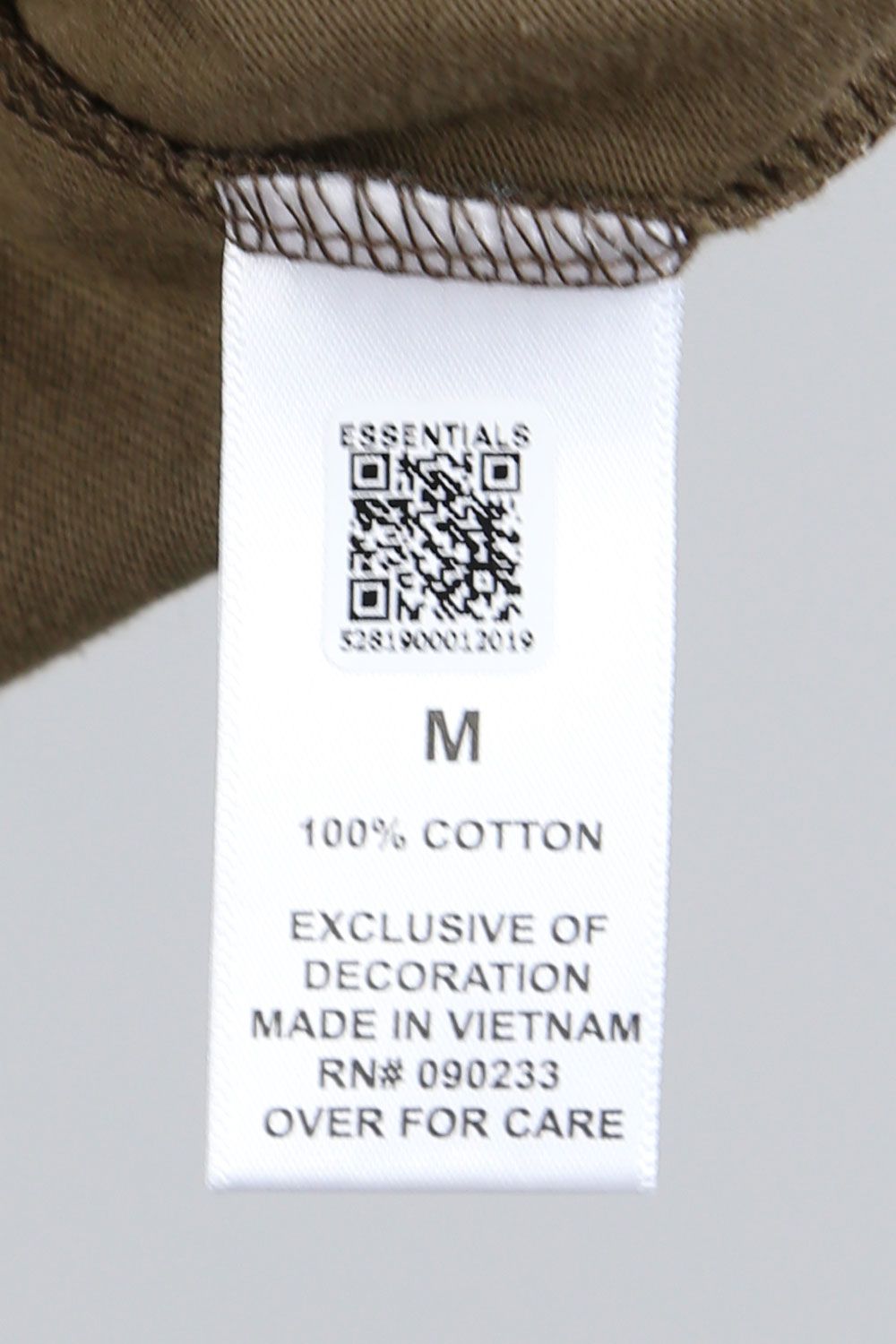 SSENSE FRONT LOGO L/S TEE / ライトブラウン
