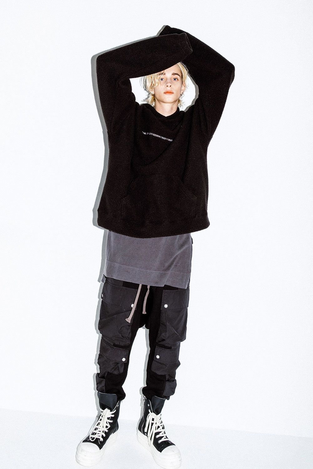 Fleece Hoodie / ブラック