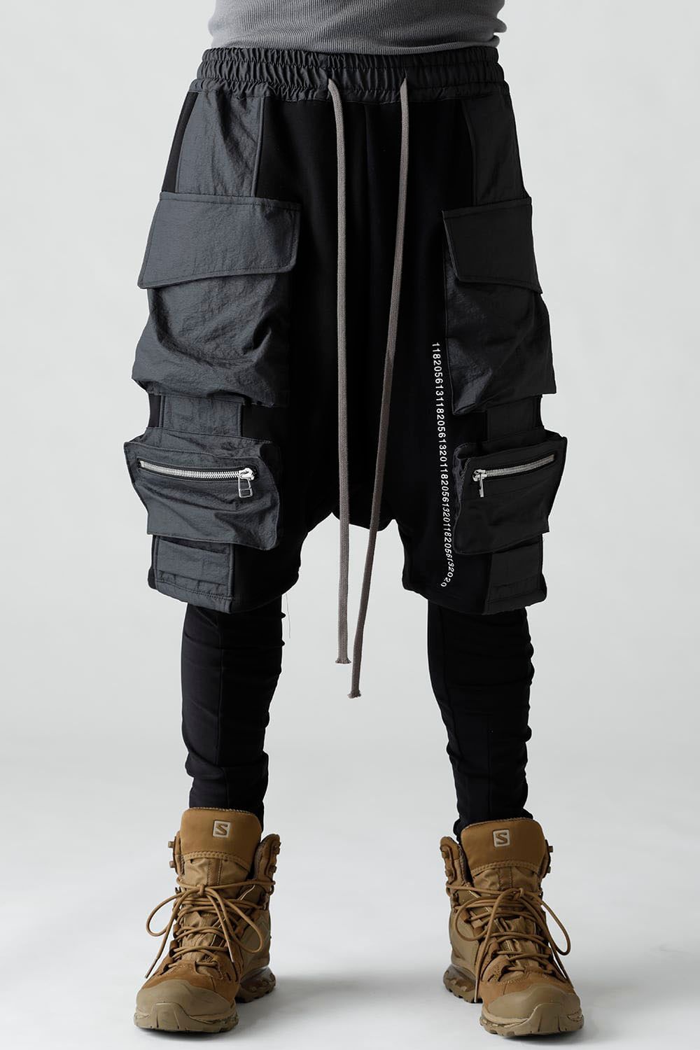 Cargo Sarouel Bomber Heat Shorts / ブラック