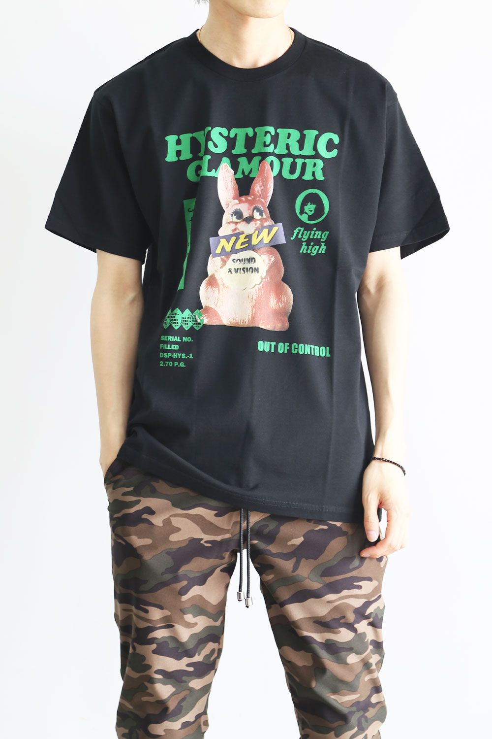 HYSTERIC GLAMOUR - RABBIT AFFAIR Tシャツ / ホワイト | Tempt