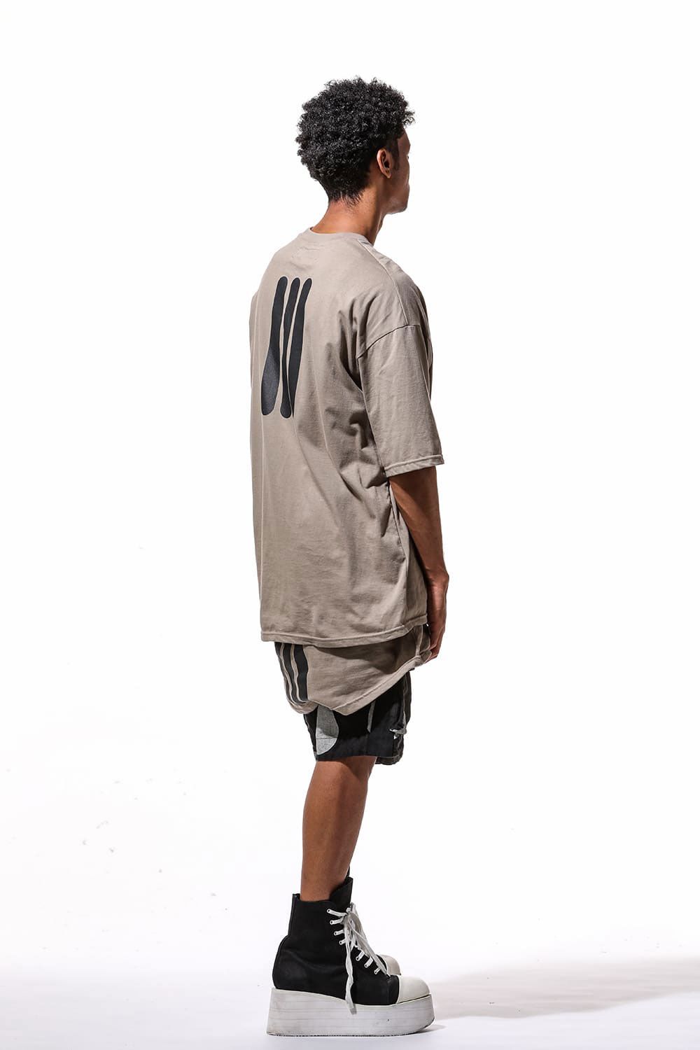 オーバーサイズプリントTシャツ / Type B Over Sized Print Tee / ブラック / ag-9070-2