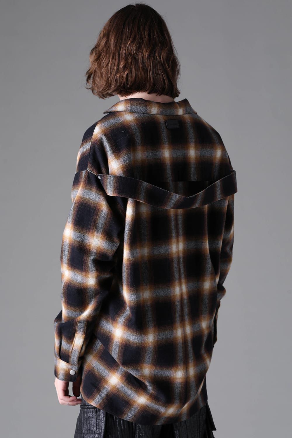 Plaid V-Neck Shirts Pullover