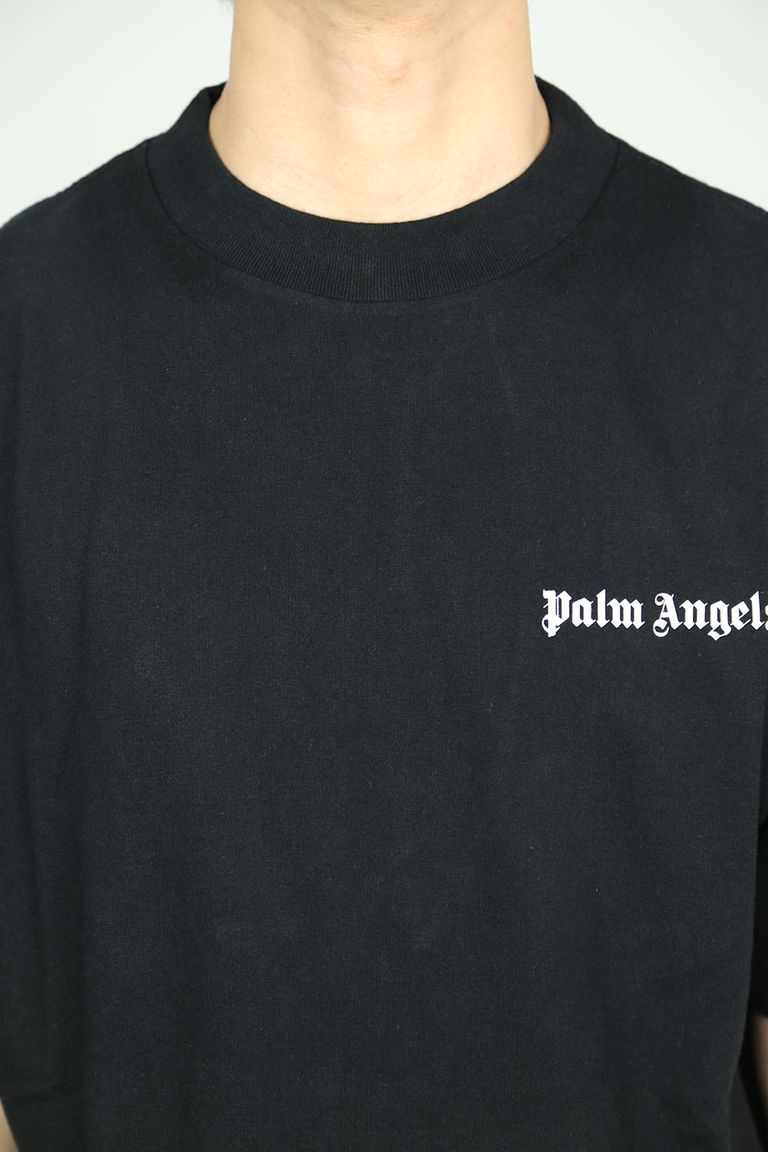 TIGER FLAMES S/S T-SHIRT in black - Palm Angels® Official