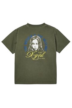 ［ラスト1点 サイズM］FADED TRI-COLOR FACE S/S TEE / オリーブ
