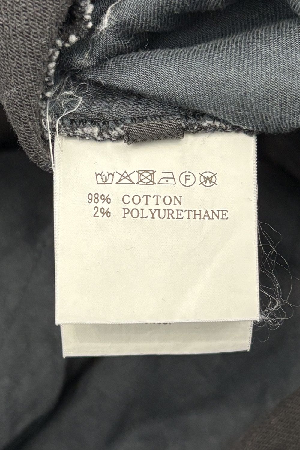 サルエルカーゴスキニーデニム / Indigo Denim Cargo Sarouel Skinny / ダメージブラック / ag-6036-2