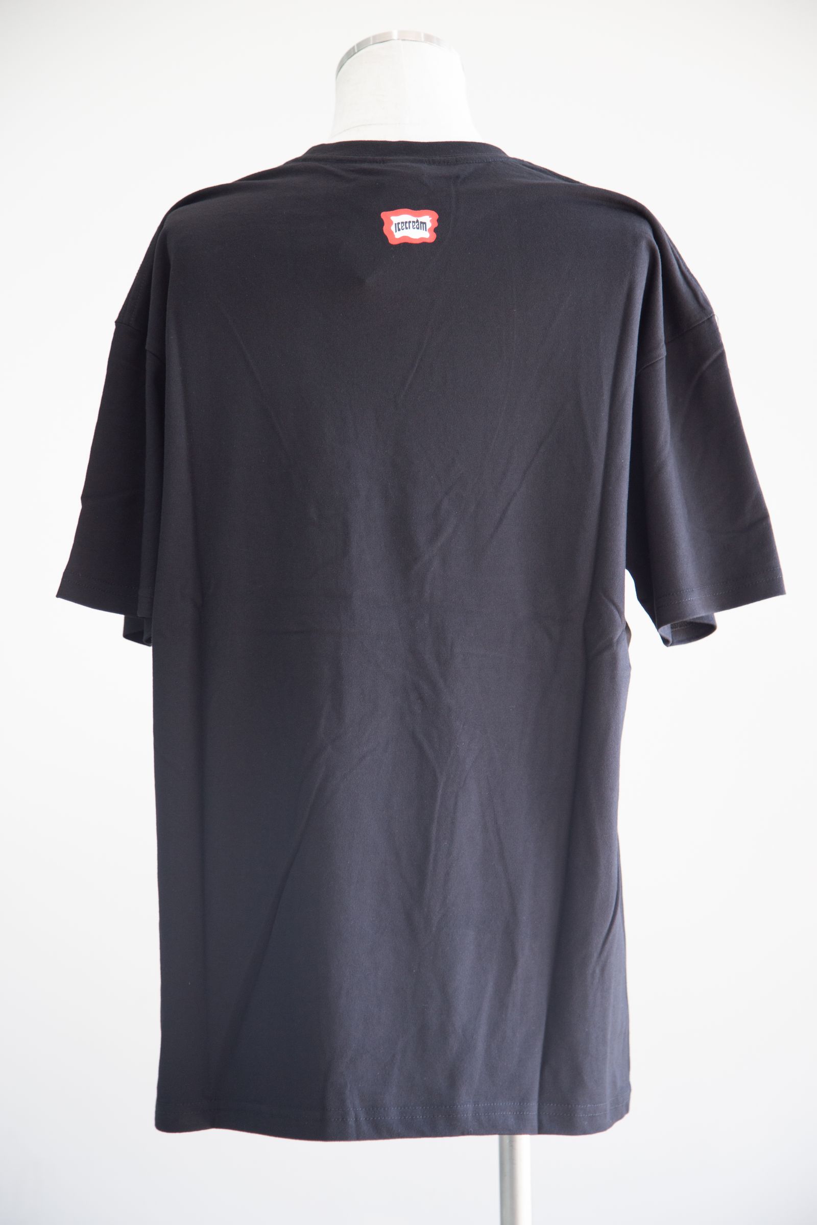 【ICECREAM】 PEARL BEADS T-SHIRT / ブラック