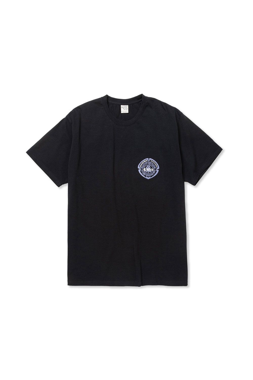 STRETCH EMBLEM LOGO TEE / ブラック