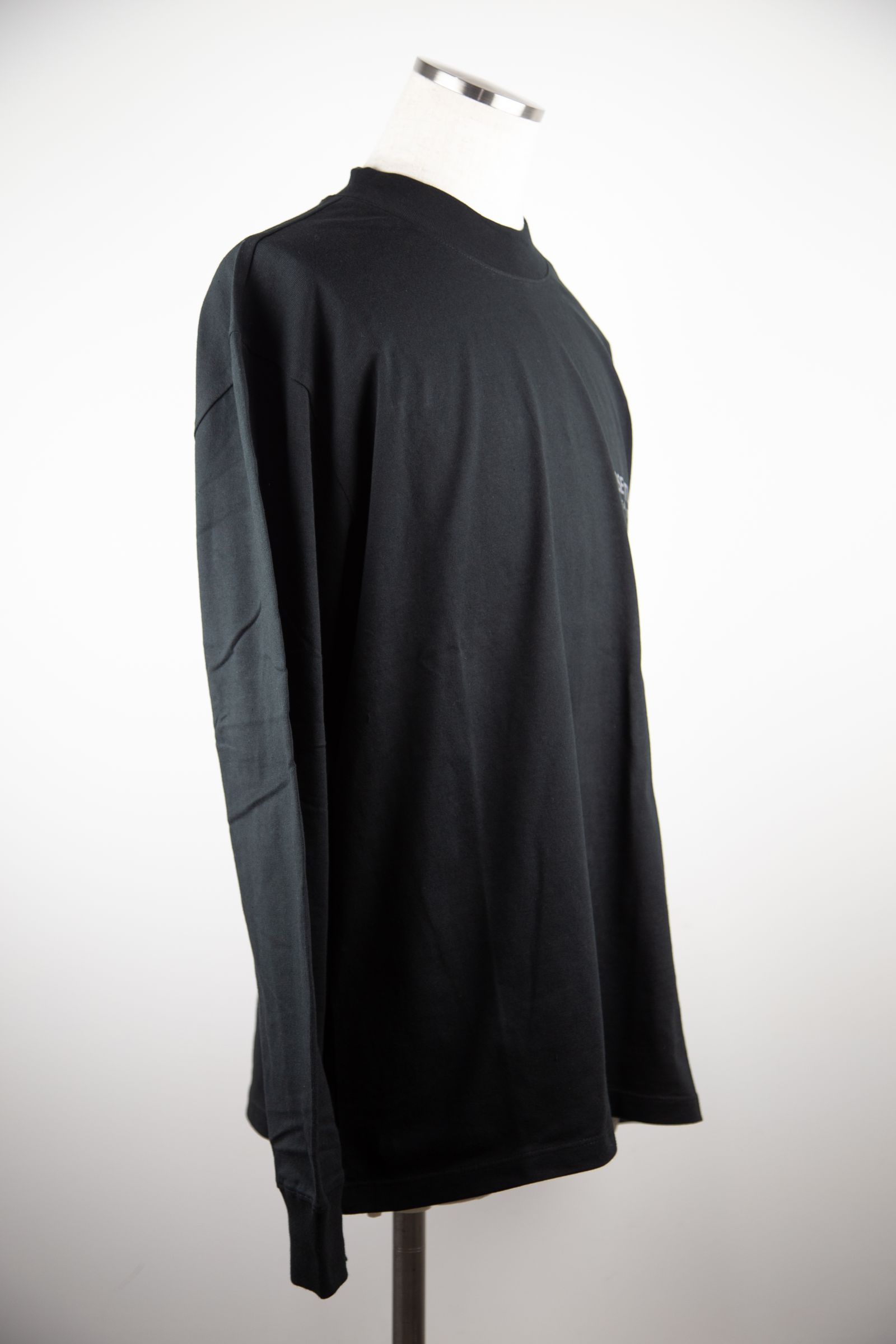 21FW 1POINT LOGO LS TEE / ブラック