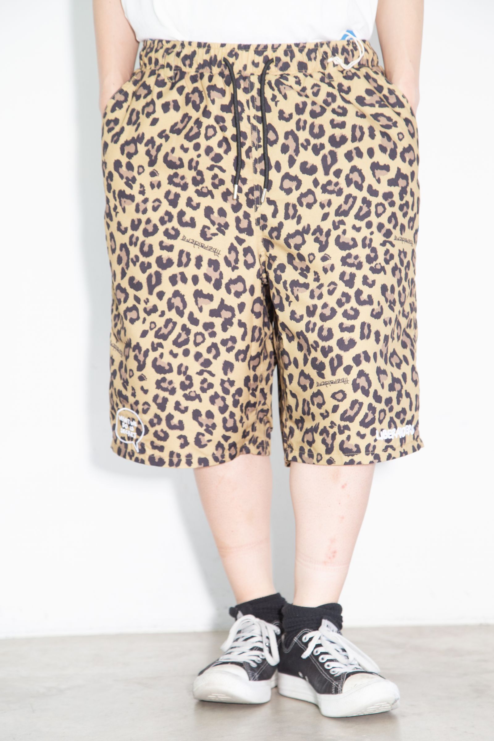 NYLON HALF SHORTS / レオパード