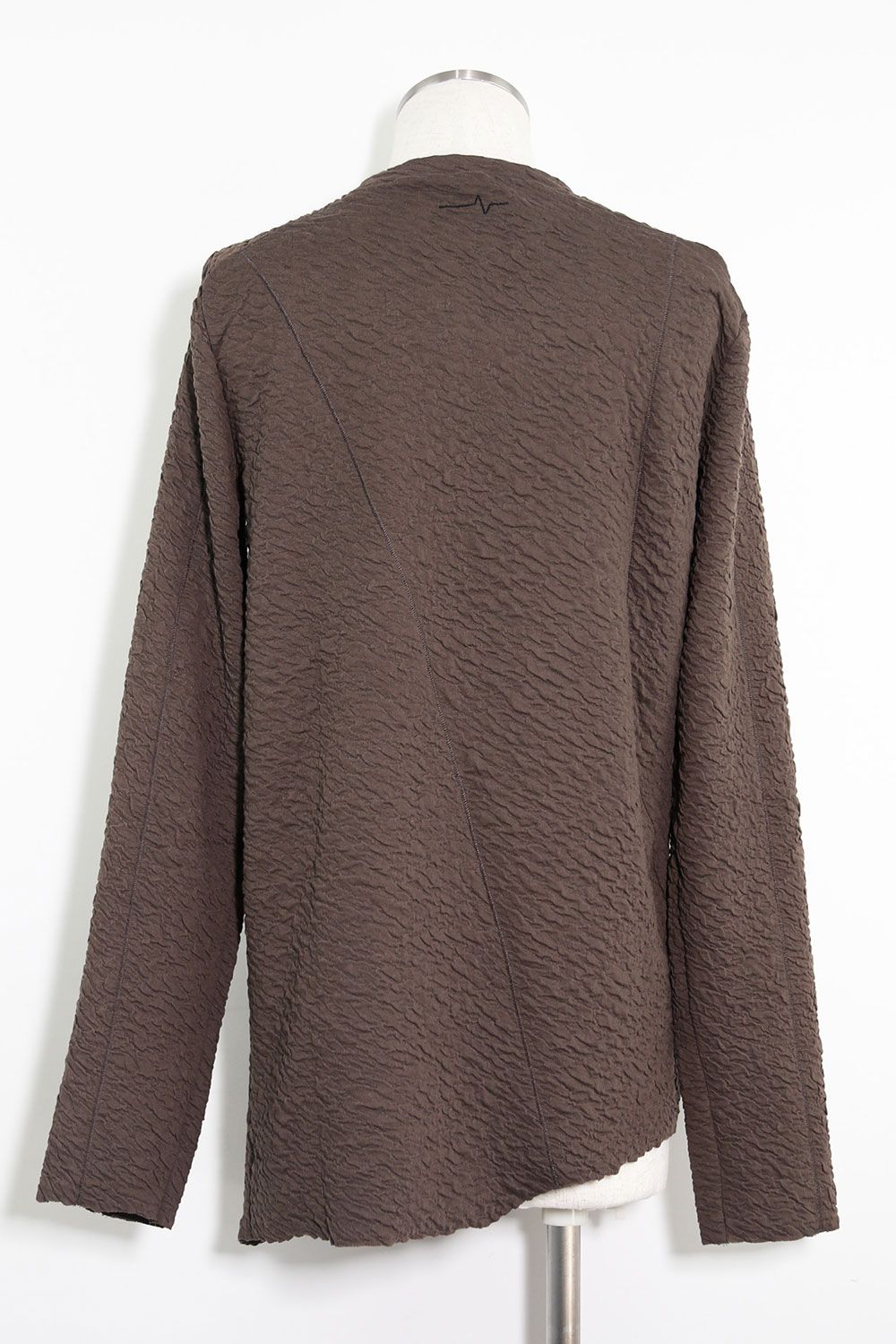 LONG SLEEVE T-SHIRT 223-301 / シボ加工ロングスリーブTee / ベージュ