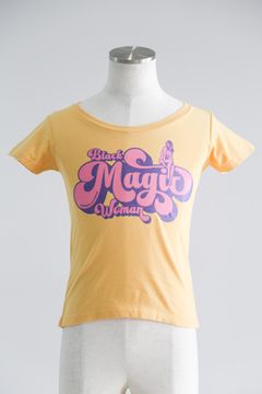 BLACK MAGIC WOMAN チビTシャツ / イエロー