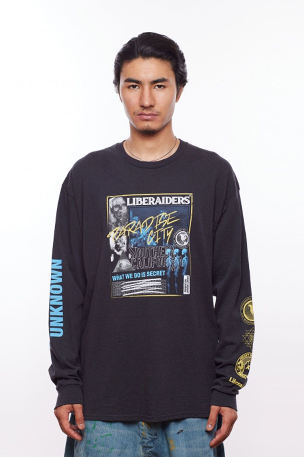 PARADISE CITY L/S TEE / ブラック