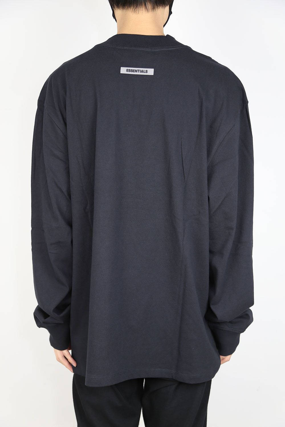 SSENSE FRONT LOGO L/S TEE / ダークネイビー