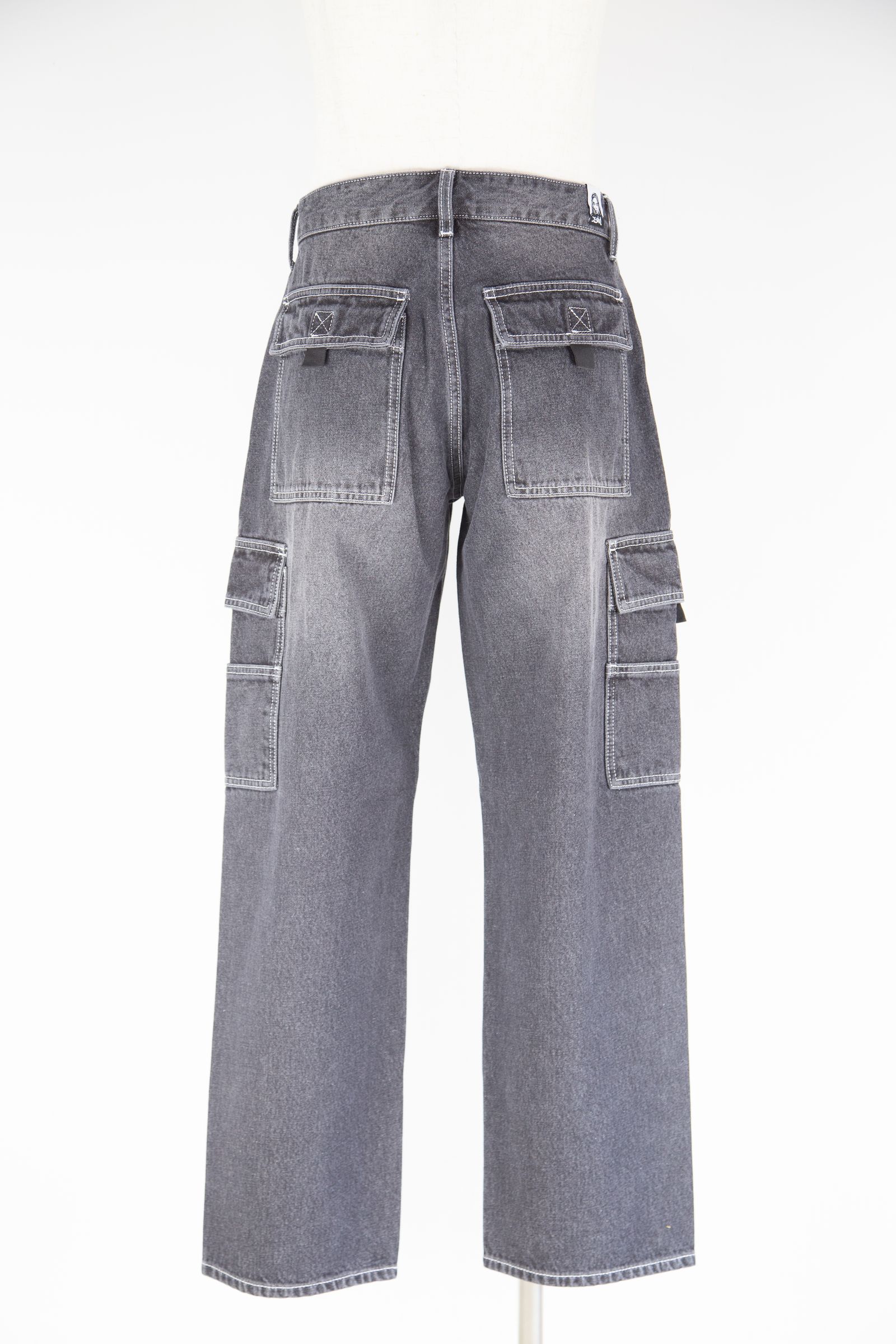 FACE WIDE CARGO PANTS / ブラック